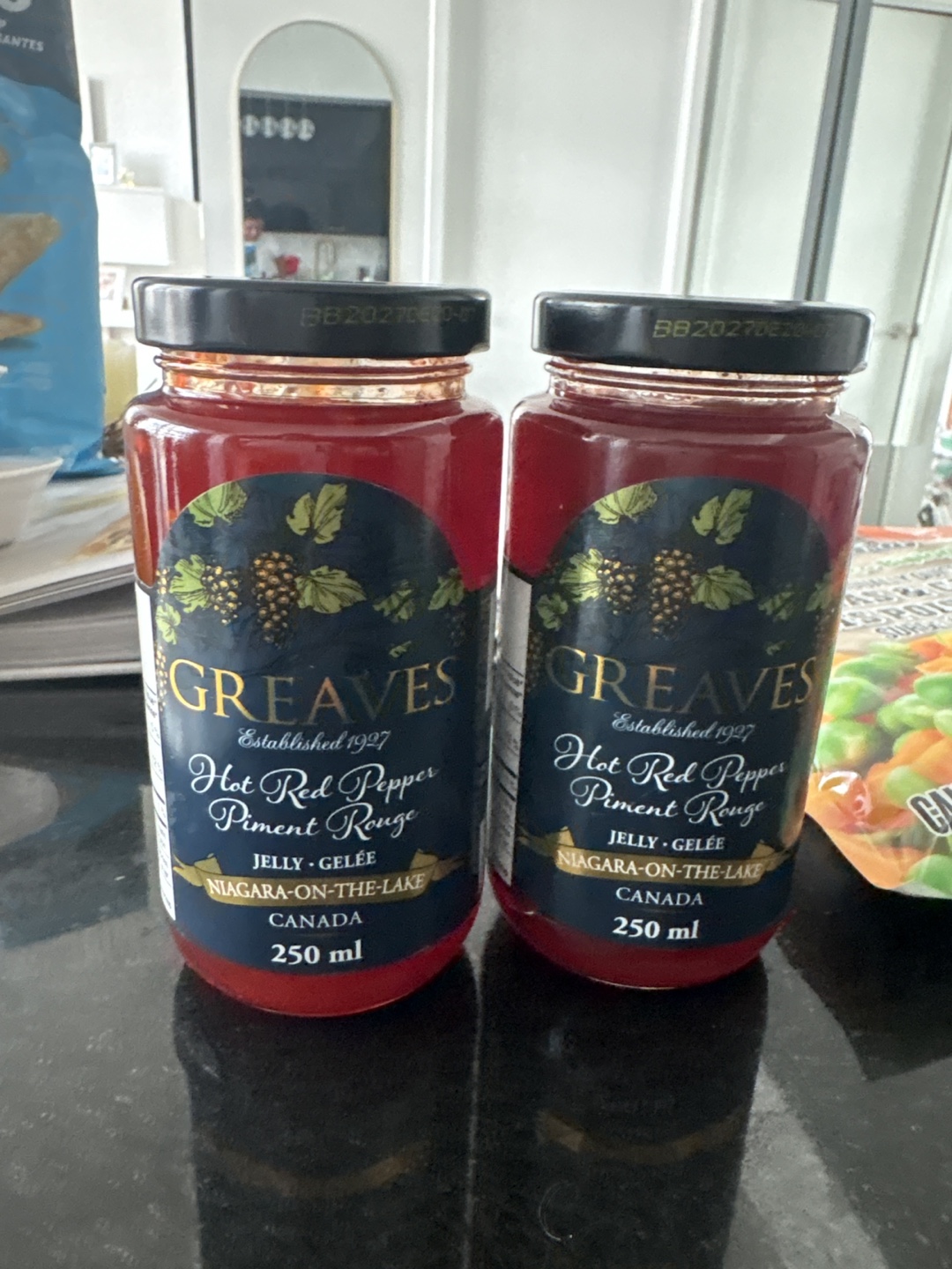 Greaves Hot Red Pepper Jelly - 2 x 250 ml Jars