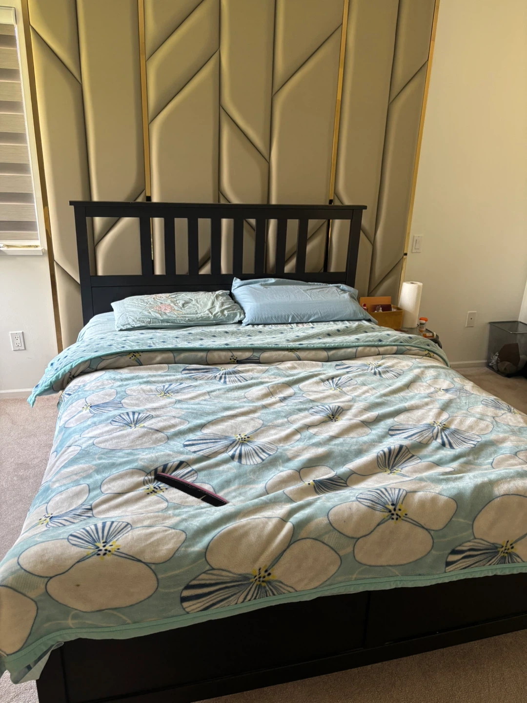 Dark Wood Bed Frame - photo 4