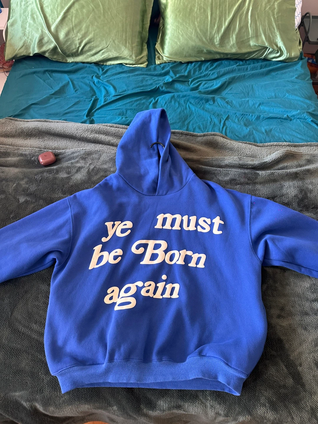 CPFM.XYZ "Ye Must Be Born Again" Hoodie - Royal Blue - X-Large - photo 2