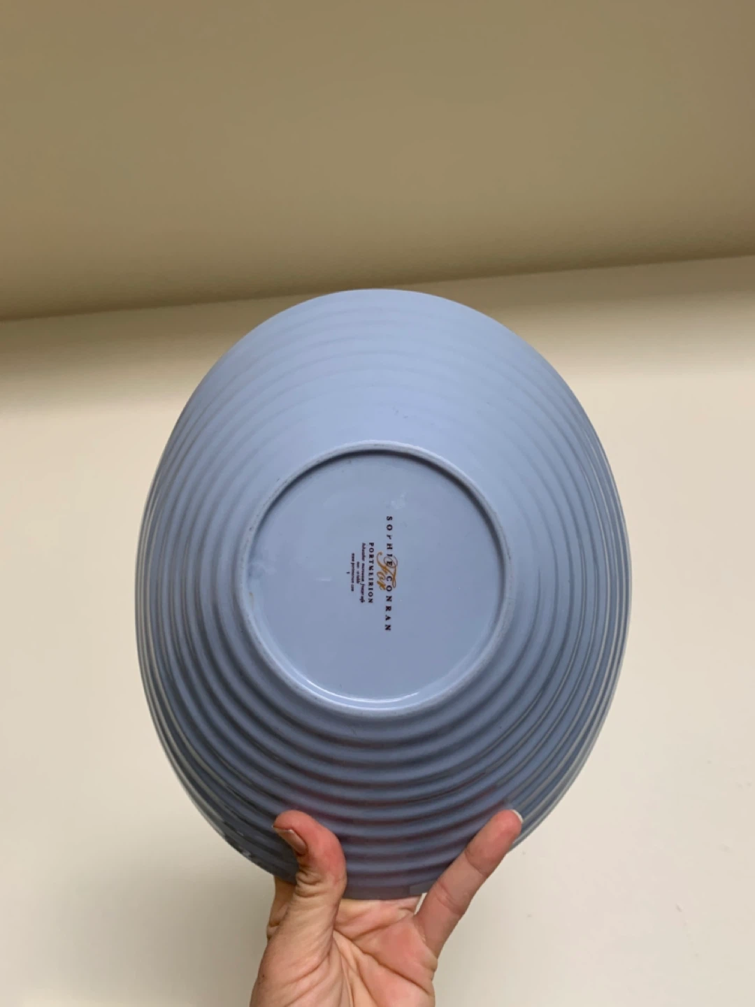 Sophie Conran for Portmeirion Oval Serving Bowl - Light Blue - photo 4