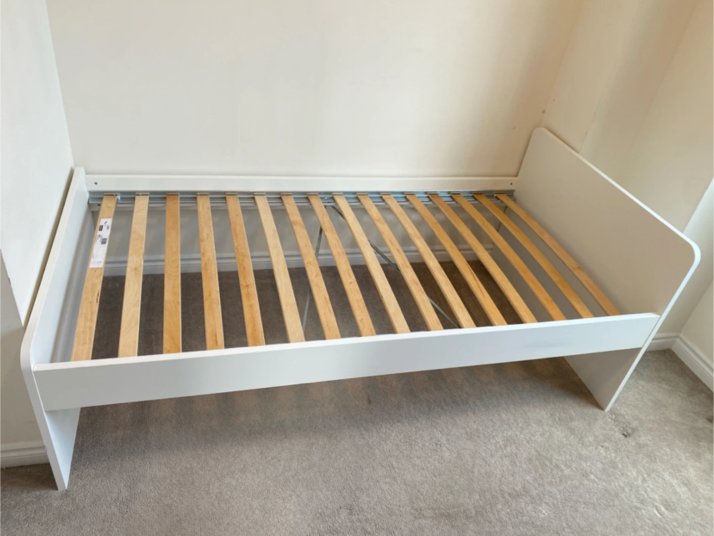 Ikea SLAKT series Twin Bed Frame with Wooden Slats