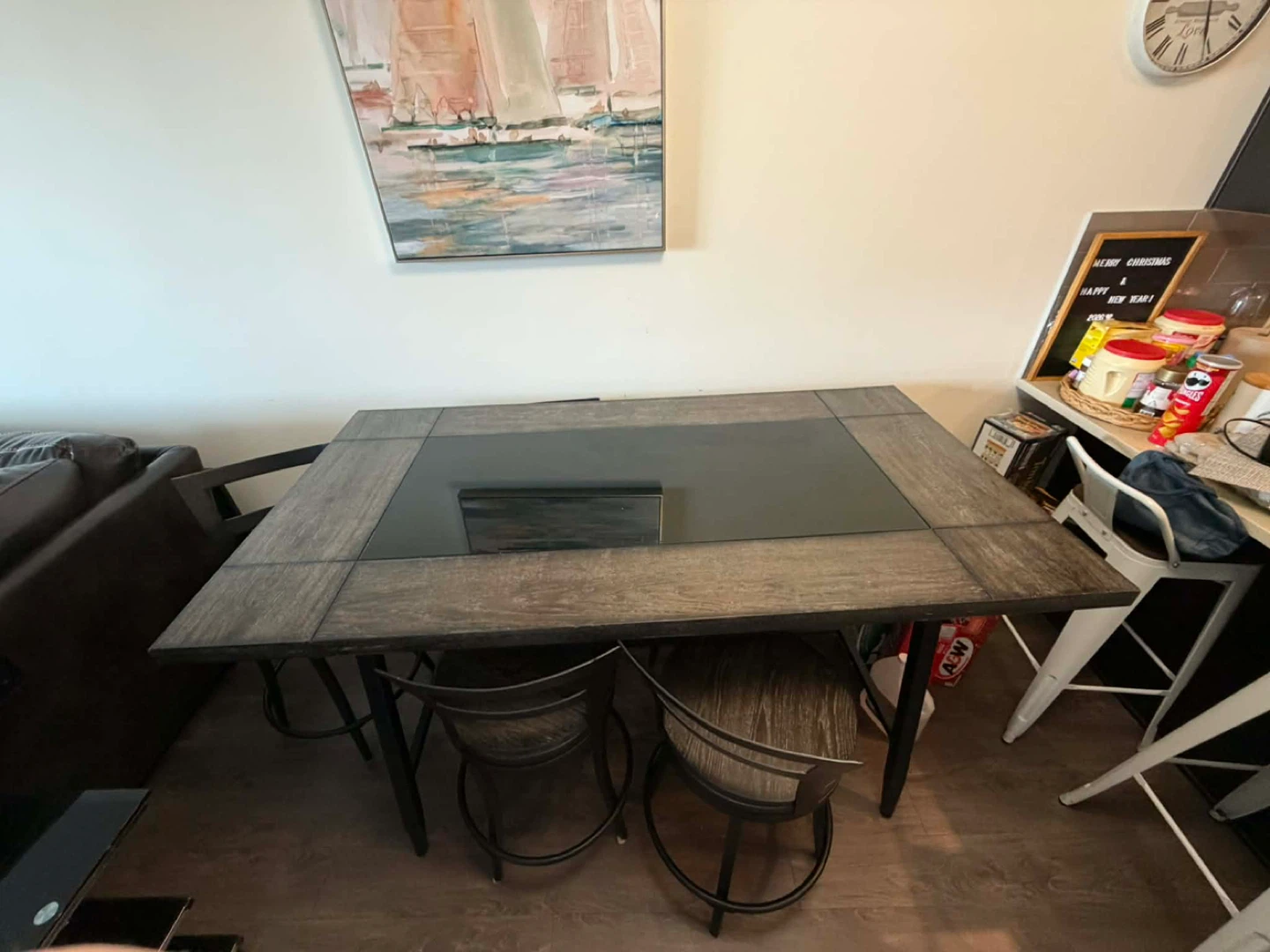 Dining table and chairs - photo 2