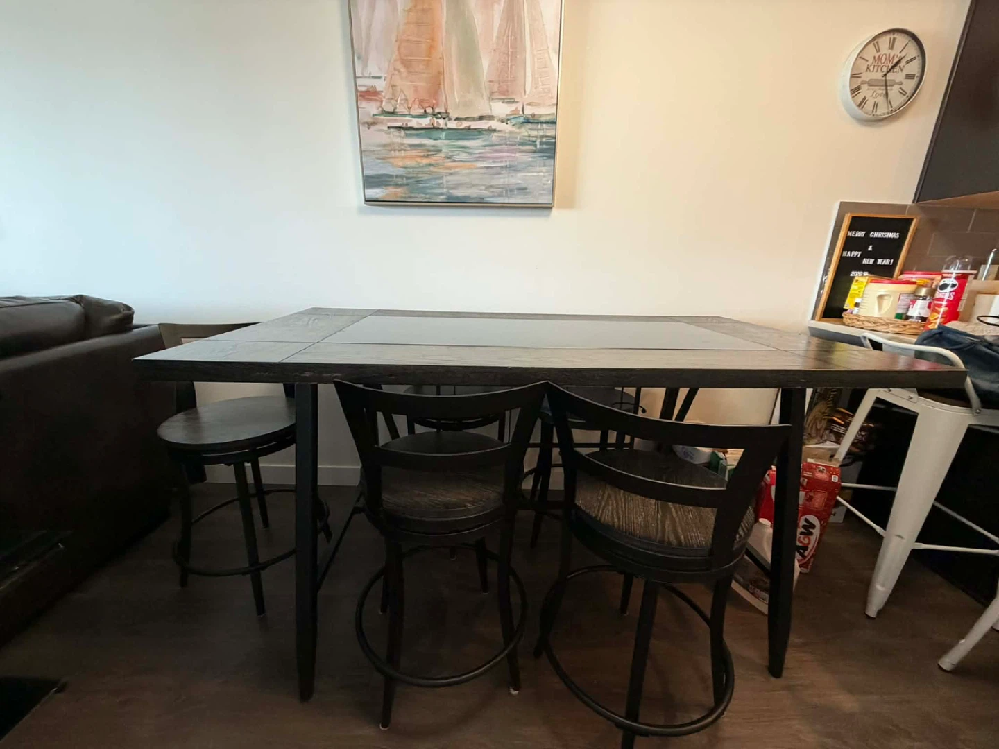 Dining table and chairs - photo 3