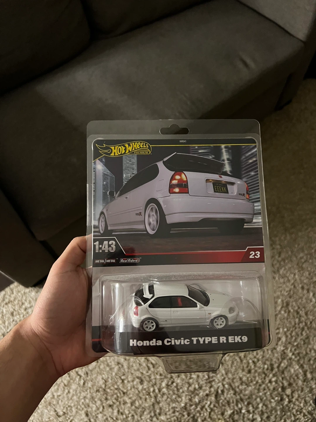 Hot Wheels Premium Honda Civic Type R EK9 1:43 Scale Die-Cast