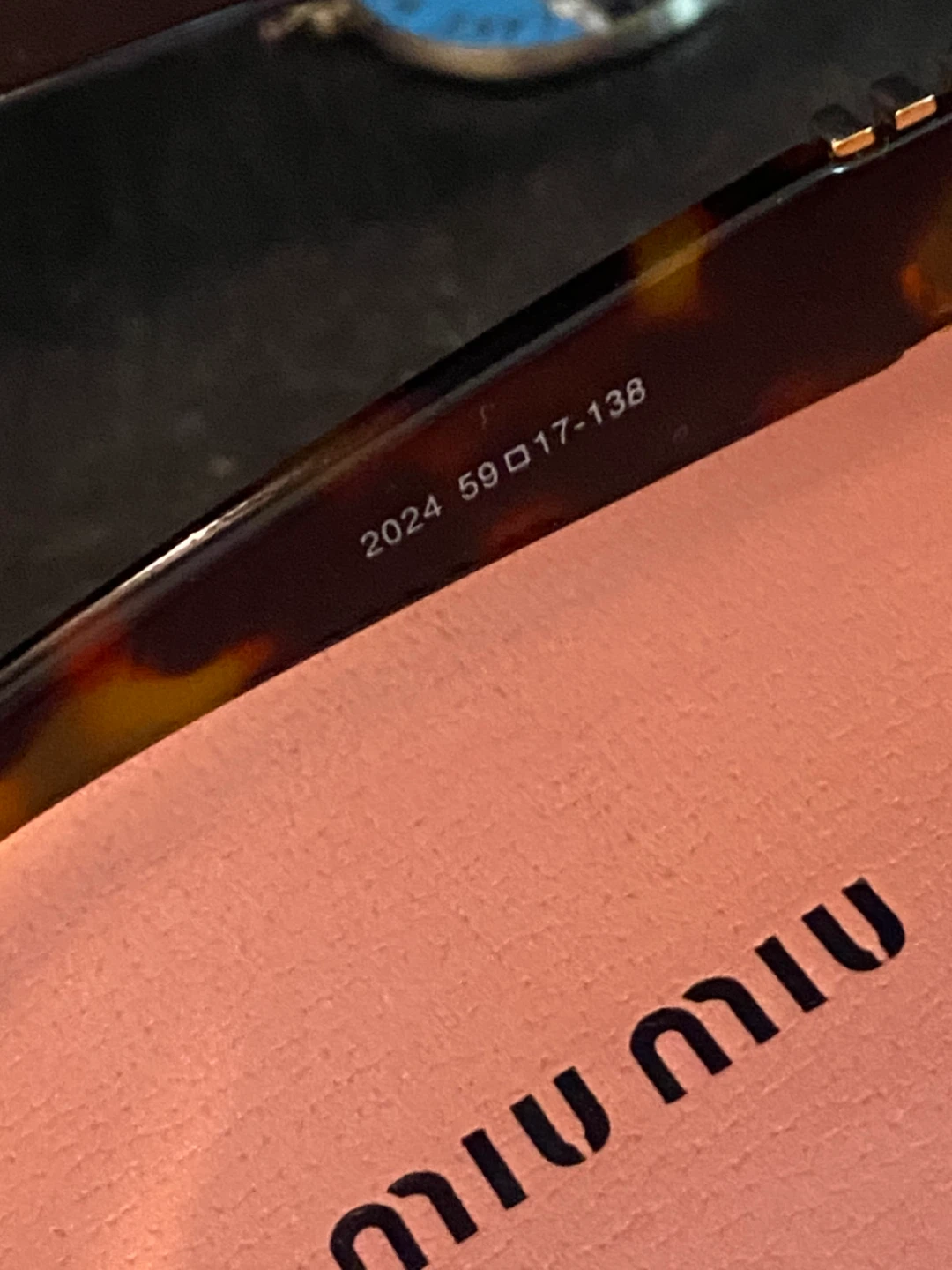 Miu Miu Tortoiseshell Sunglasses 59 17-138 - photo 3