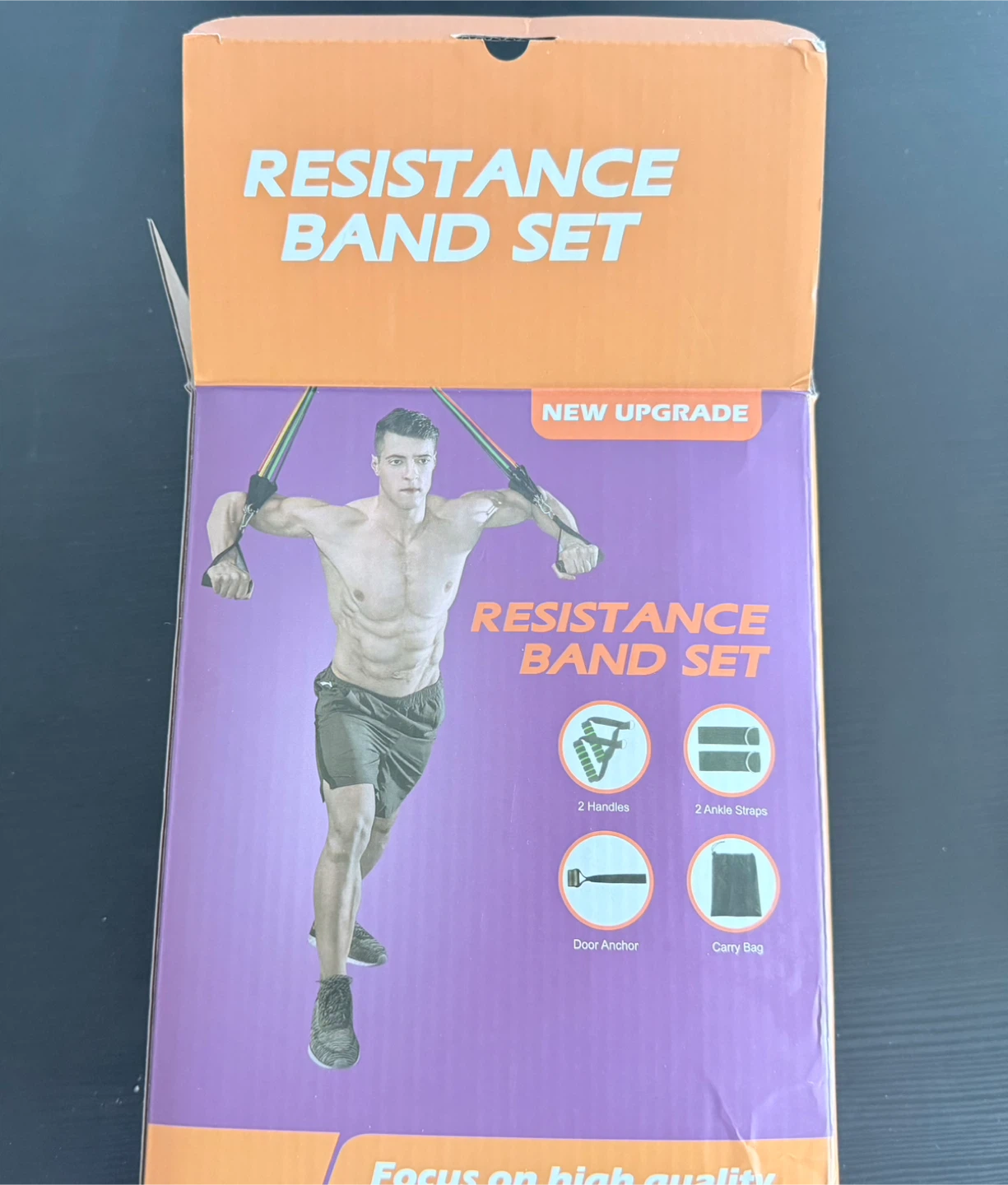 BRAND NEW Resistance Band Set with Handles and Ankle Straps - photo 3