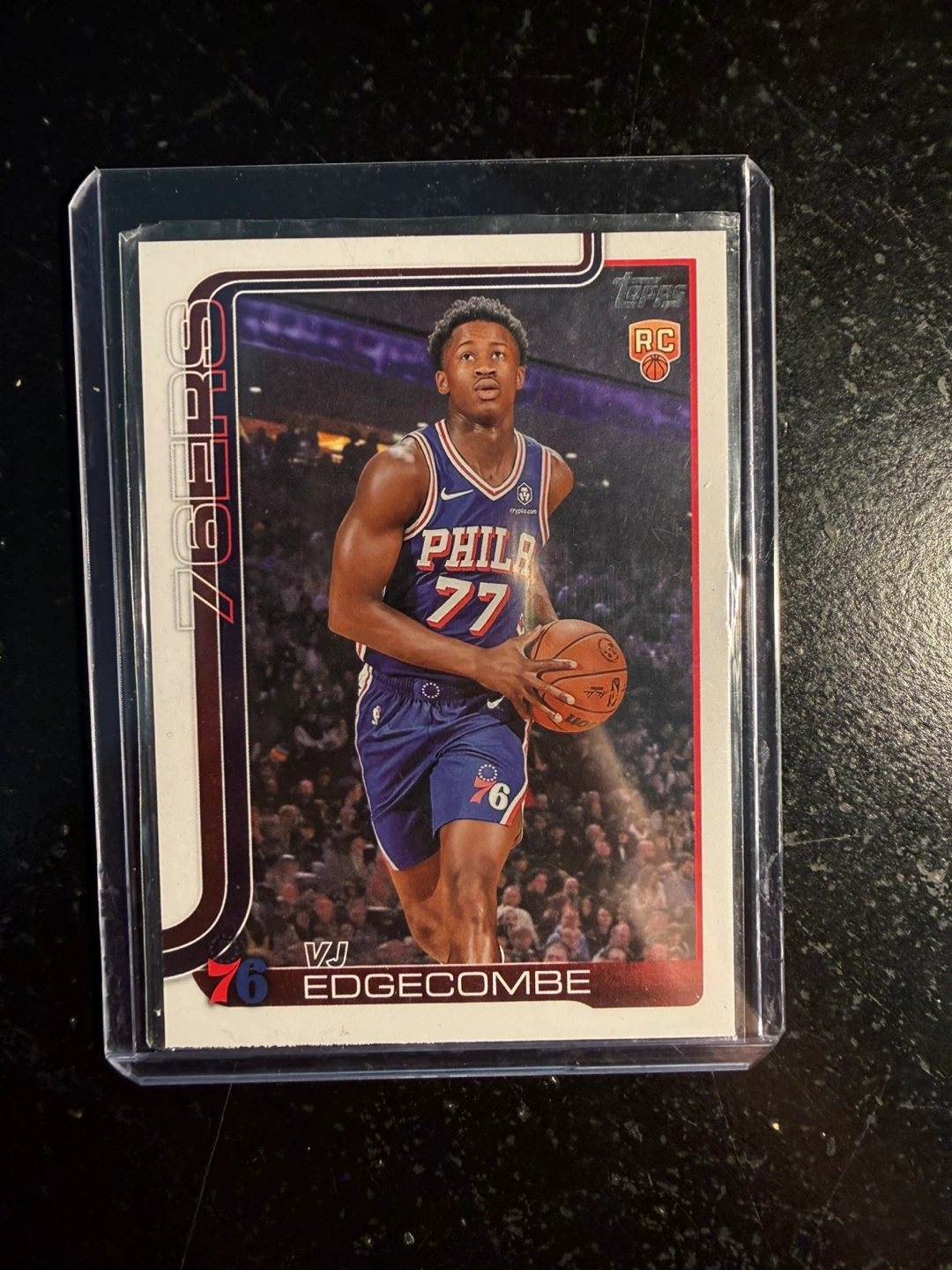 2023-24 Topps Flagship VJ Edgecombe RC #203 Basketball Card