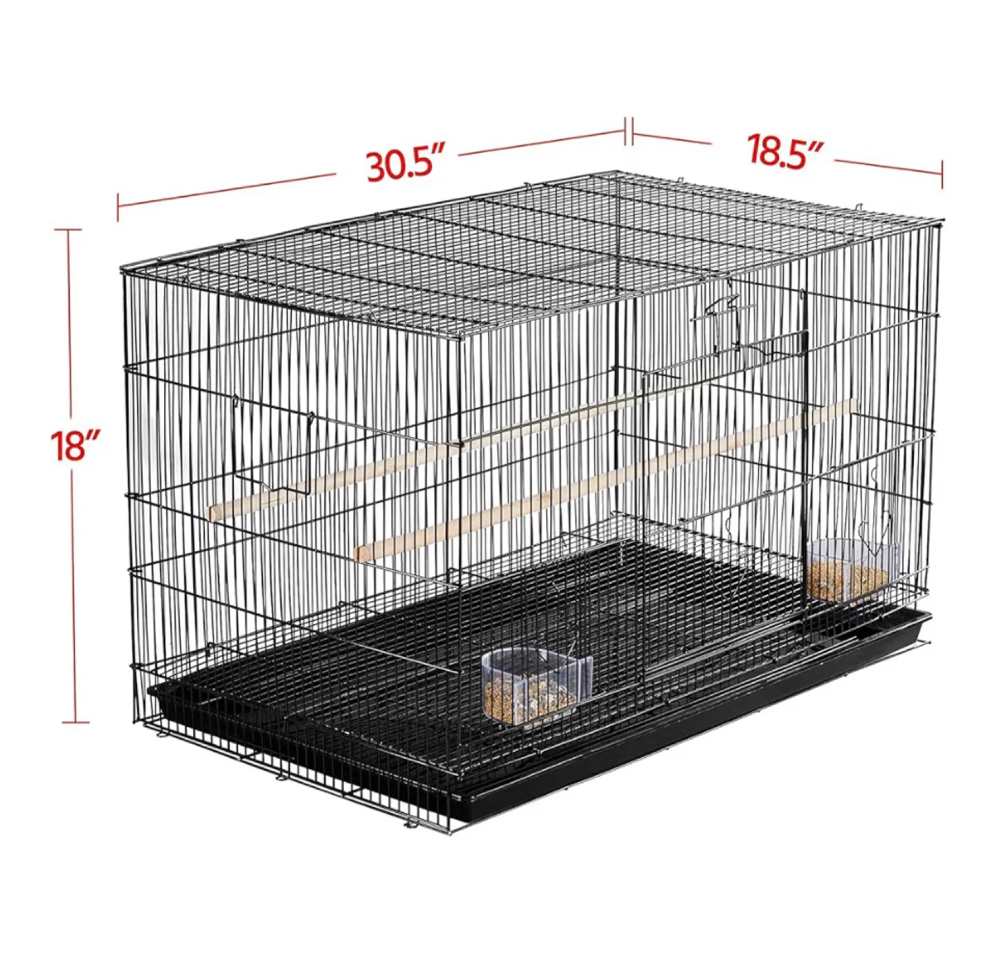 Black Wire Bird Cage - photo 2