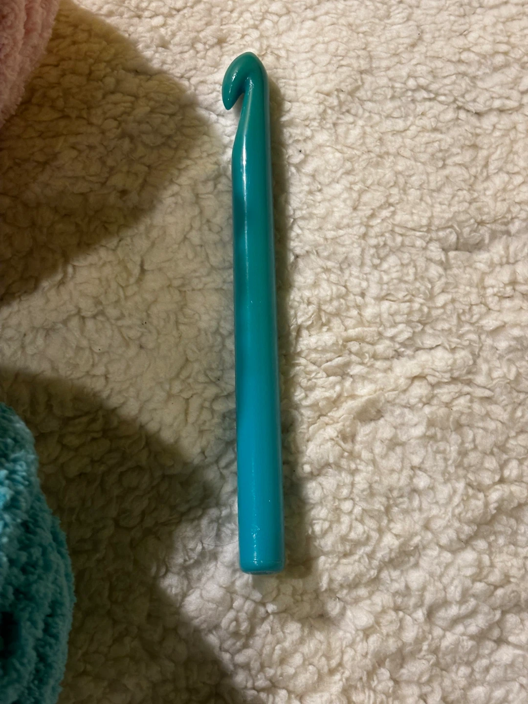 Chunky Yarn Ball and Crochet Hook Set - Pink & Teal - photo 2