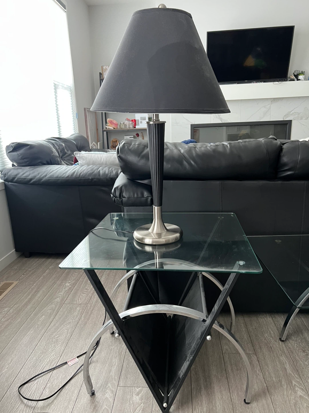 Set of 3 Modern Glass Coffee and End Tables - photo 2