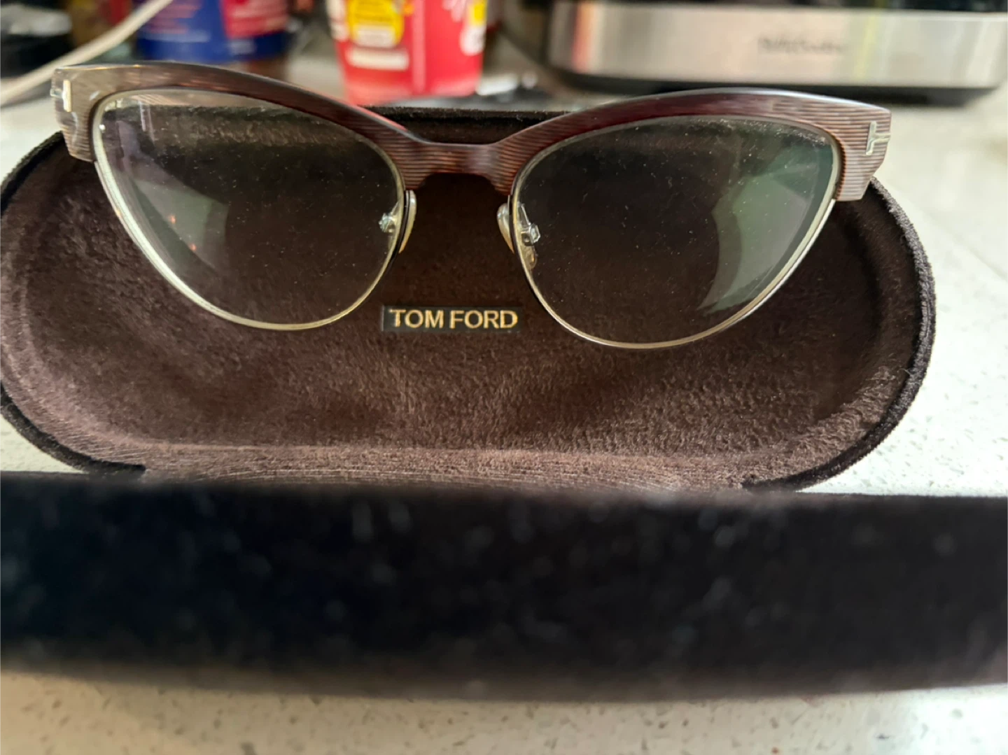 Tom Ford Cat Eye Eyeglasses TF0368 024 Burgundy/Gold 54|17 140 - photo 2