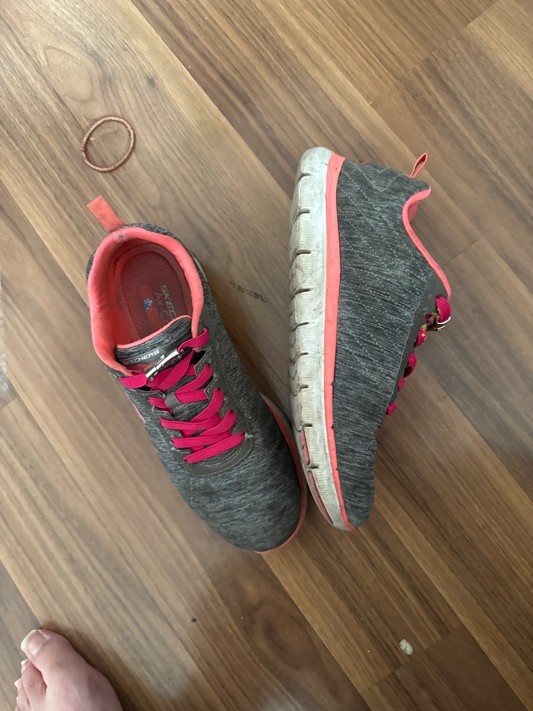 Skechers Women's Grey Pink Running Shoes - photo 3