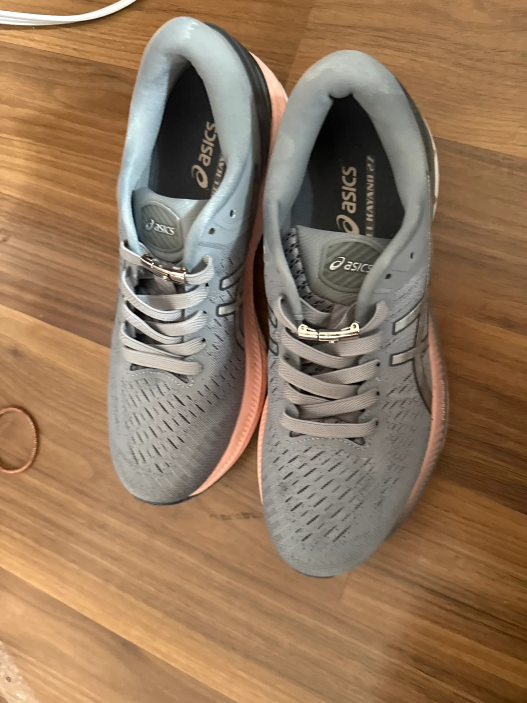 Asics Gel-Kayano 27 Running Shoes Grey/Pink Women's Size 8 - photo 2