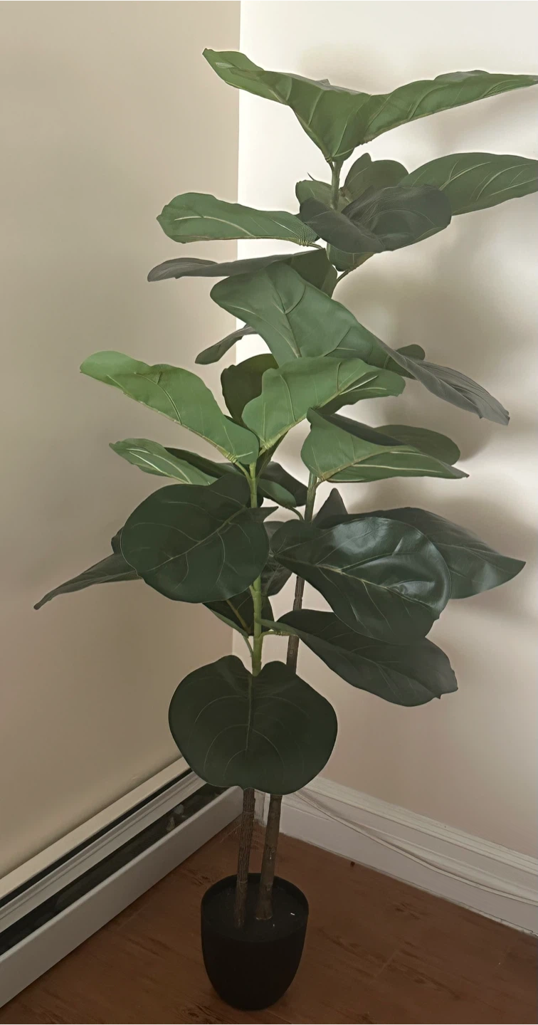 Artificial Fiddle Leaf Fig Tree Plant - photo 2