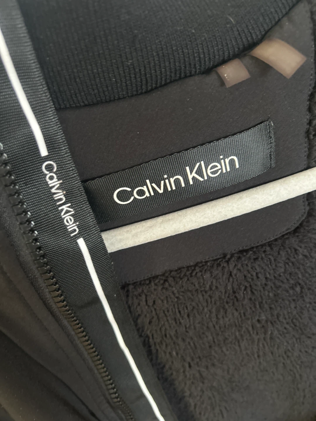 Calvin Klein Black Fleece-Lined Parka Jacket - photo 3