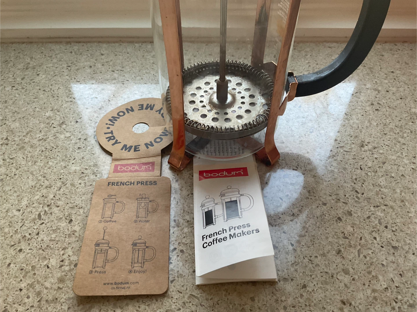 Iconic Bodum Chambord Copper/Rose French Press - photo 5