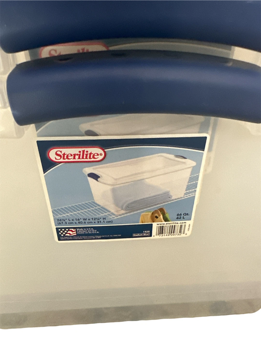 Sterilite 66 Qt Clear Storage Totes with Lids (3-Pack) - photo 4