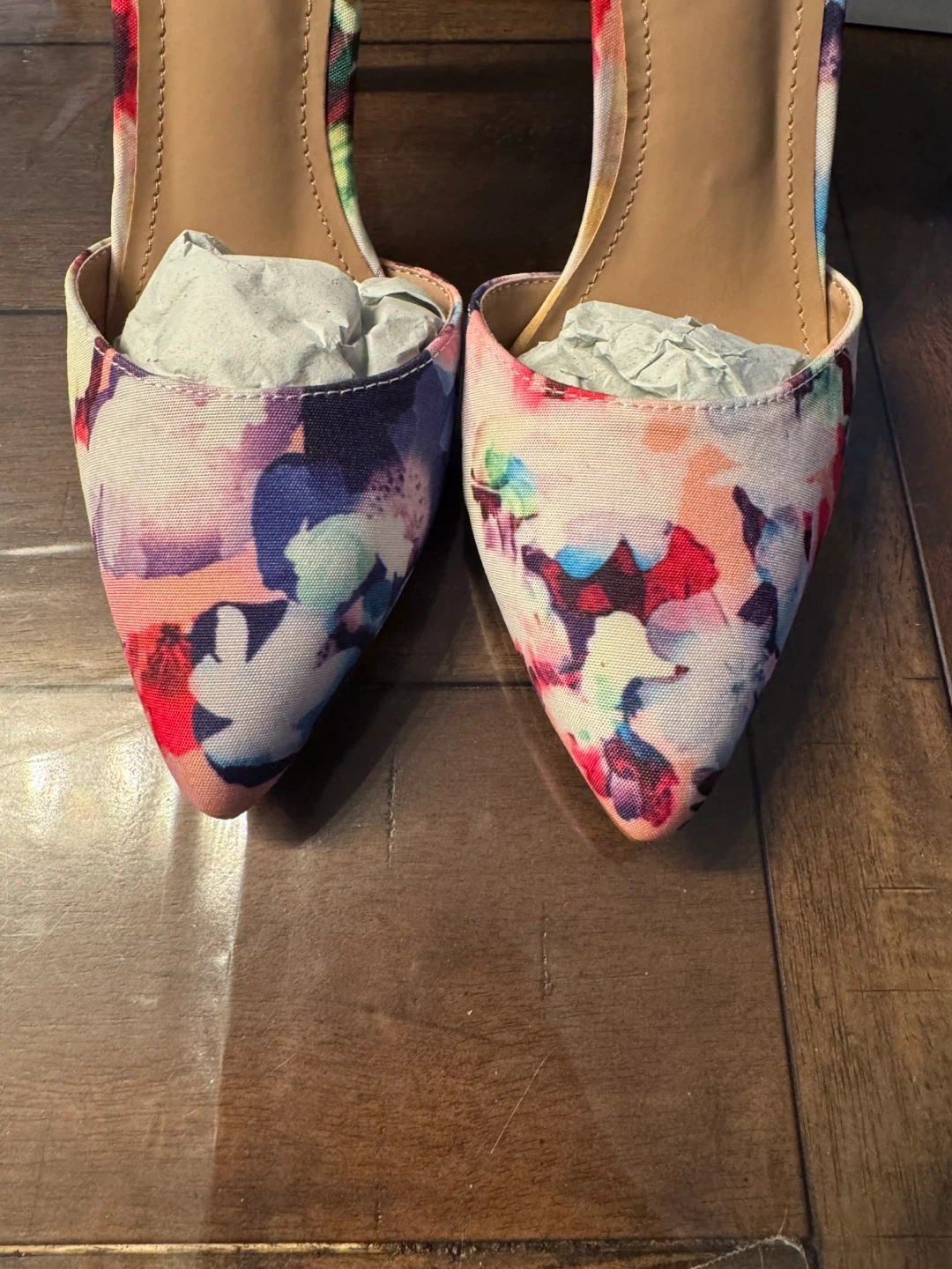 Dream Pairs Women's Floral Print Heels Size 9 - photo 2