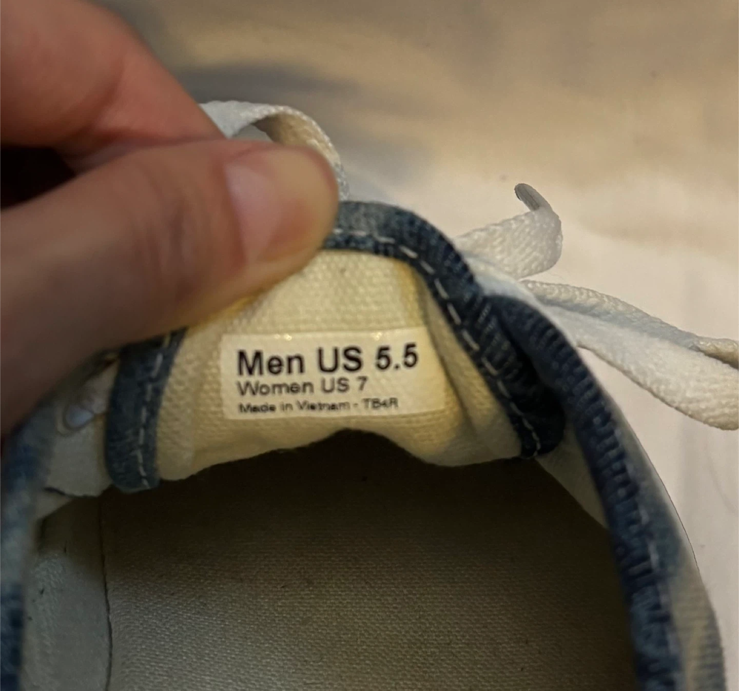 Vans Acid Denim Wash Sneakers - Size 7 - photo 4