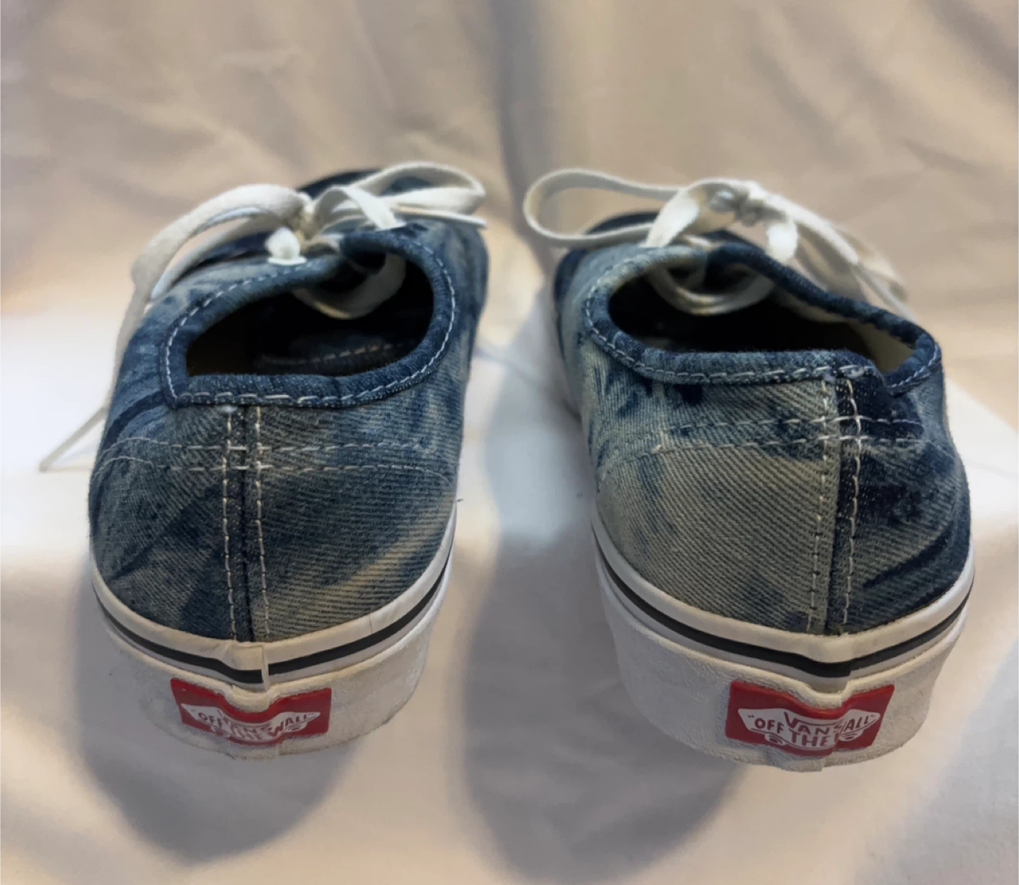 Vans Acid Denim Wash Sneakers - Size 7 - photo 2