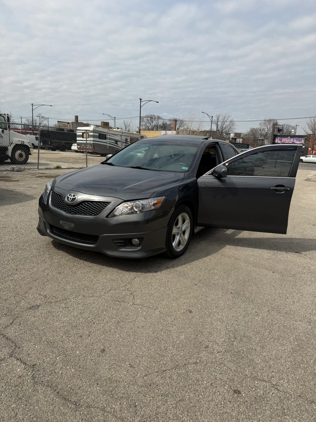 Used 2011 Toyota Camry Gray Sedan - Sunroof