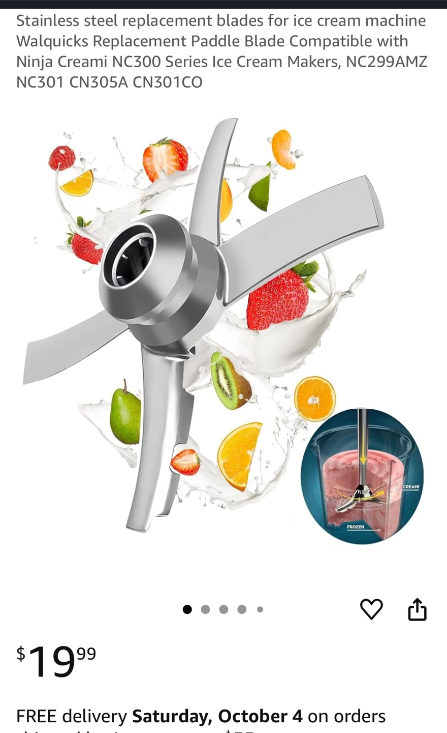 NEW Ninja NC301 CREAMi Ice Cream Maker - photo 2