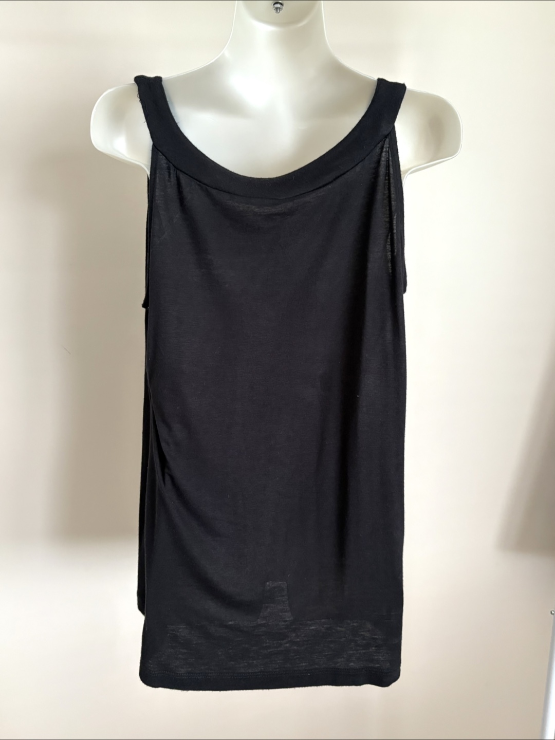 Black Tiered Tank Top - M - photo 2
