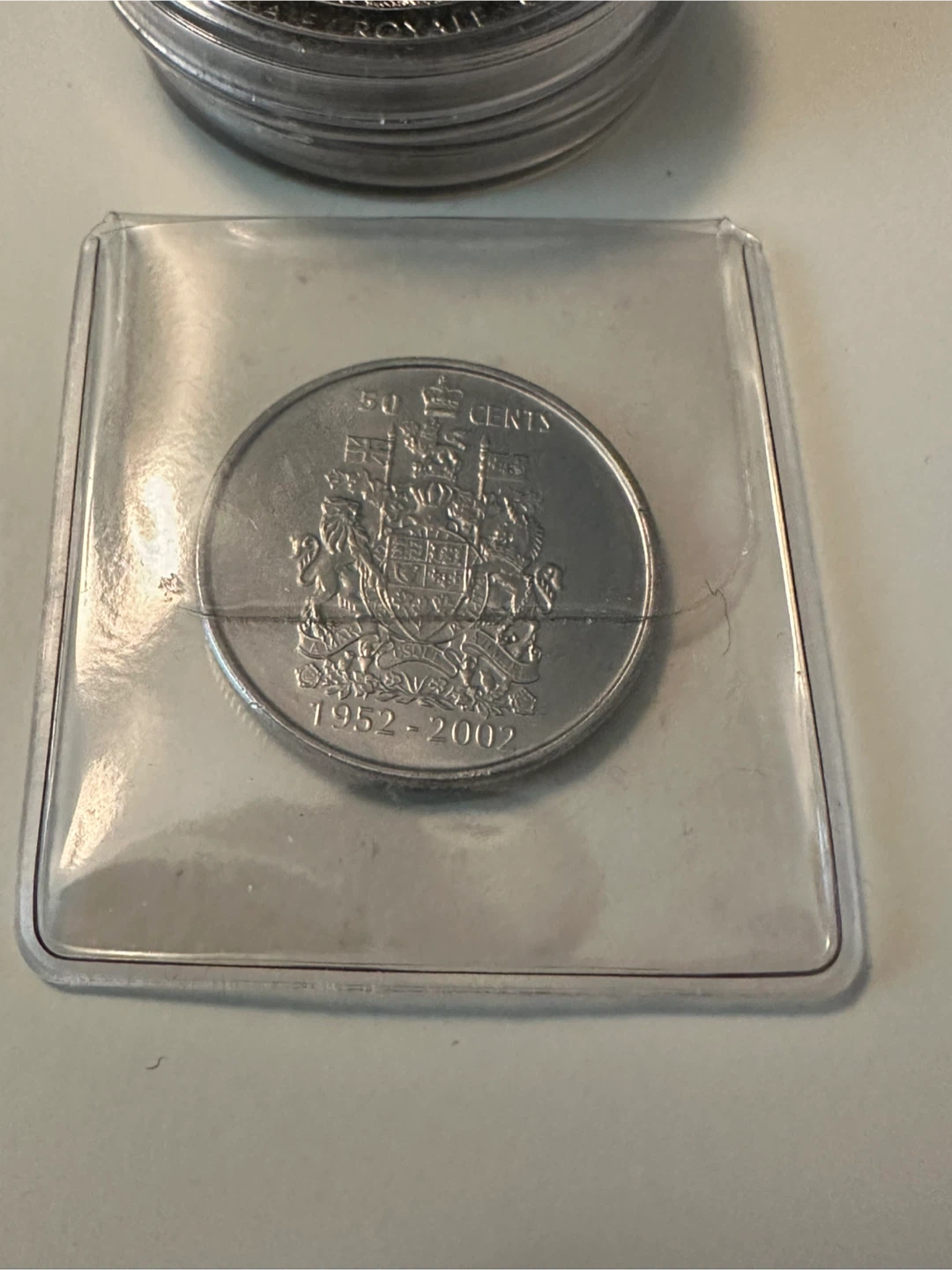 50 cent Queen Elizabeth Golden Jubilee coin