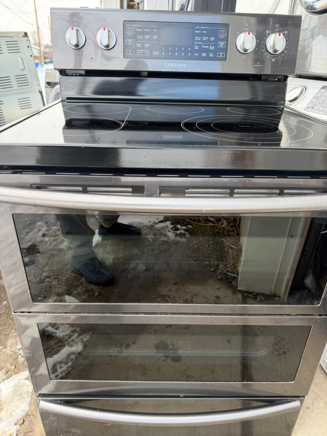 Samsung Electric Range with Double Oven