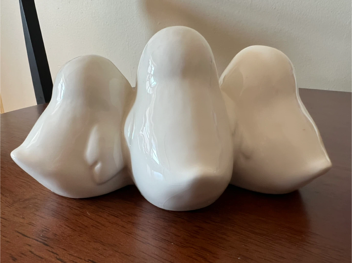 Rae Dunn "Happy Spring" Triple Bird Figurine - photo 2