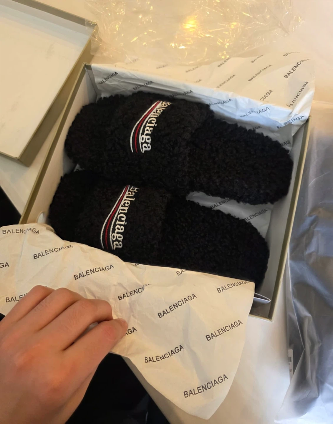 Black Balenciaga Slides - photo 3