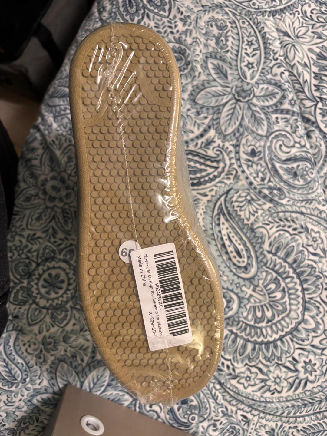 Gold High-Top Sneakers - photo 3