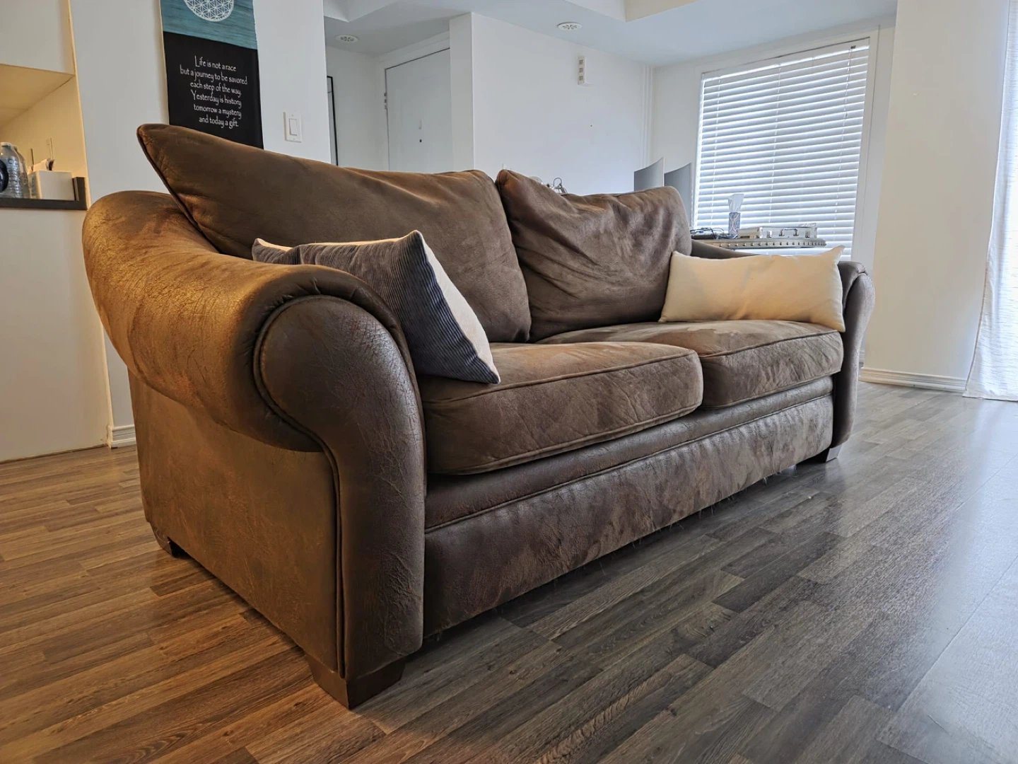Premium Suede Sofa - photo 5