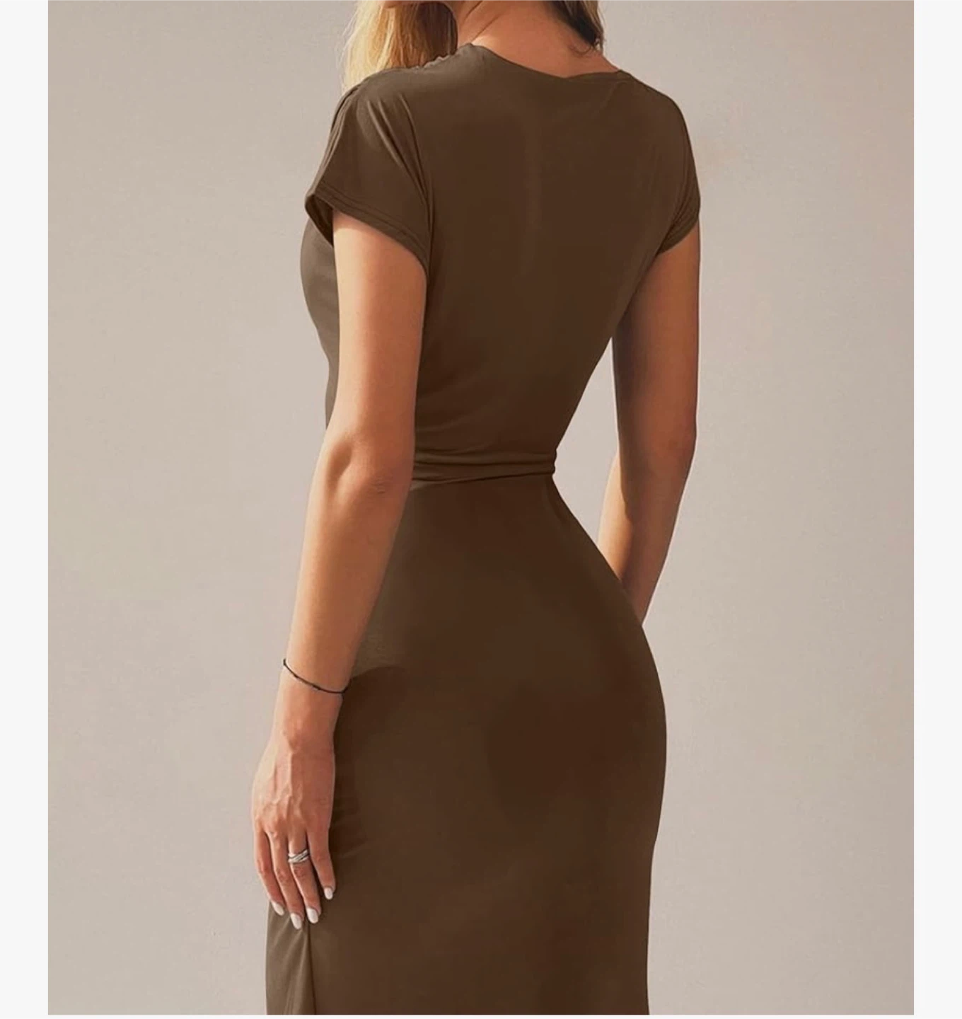 Women's Ruched Twist Maxi Dress - photo 2