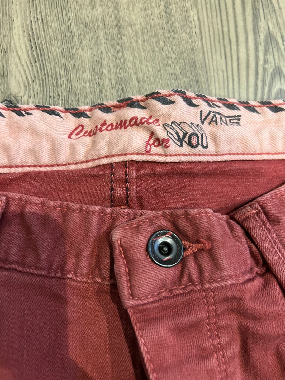 Vintage Vans Lot V76 Maroon Skinny Jeans - photo 3