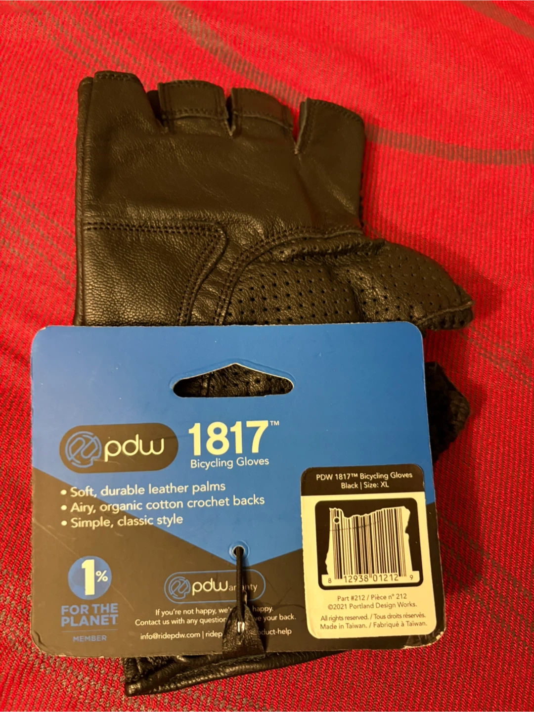 PDW 1817 Bicycling Gloves - Black XL - photo 2
