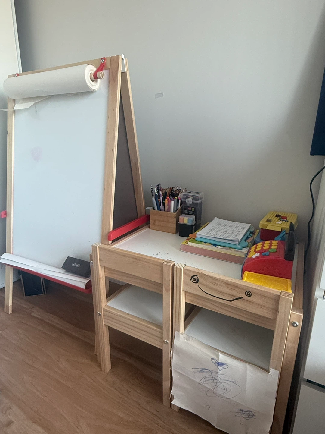 IKEA Kids Easel and Desk Set