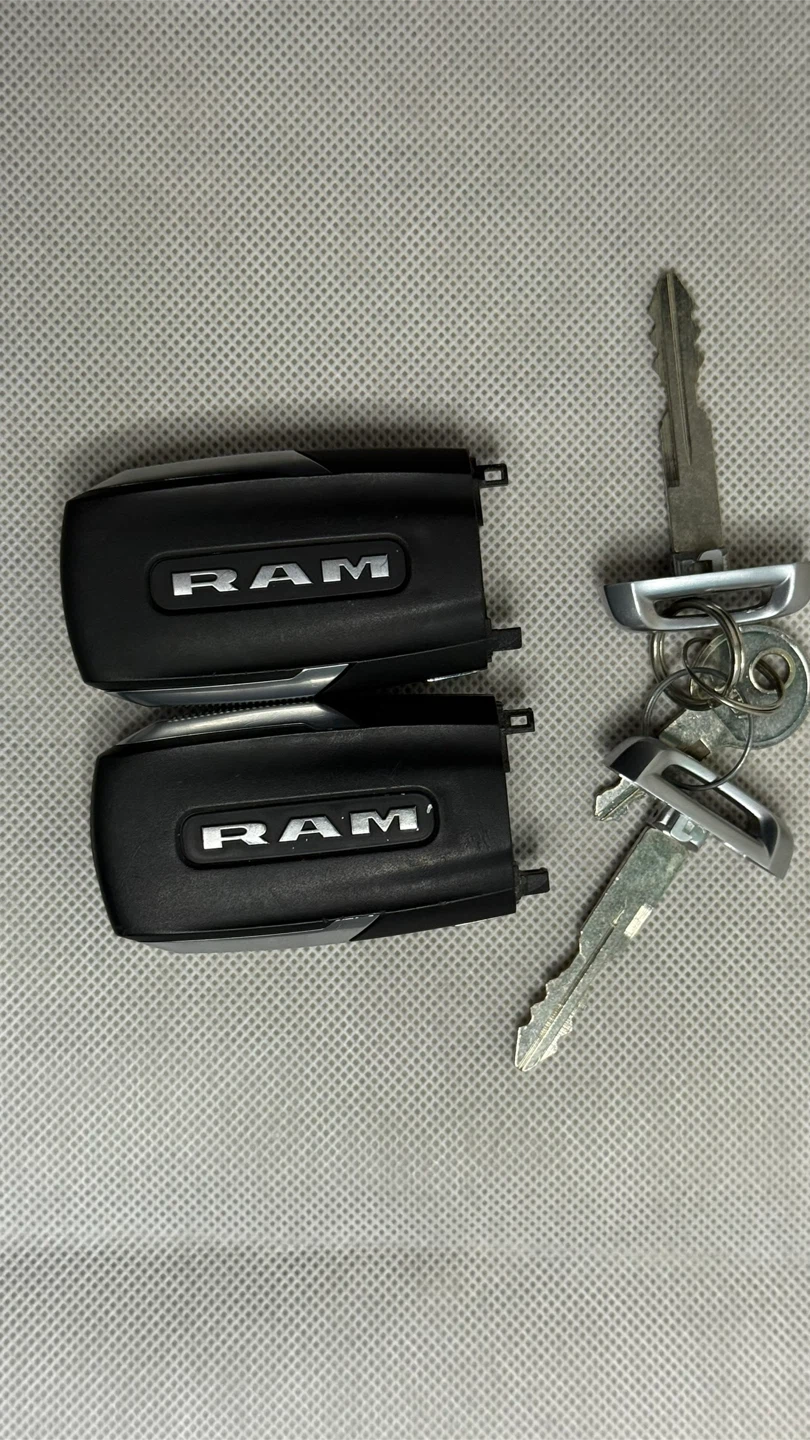 OEM RAM 1500 Smart Key Fobs + Emergency Keys (2019-2024) - photo 2