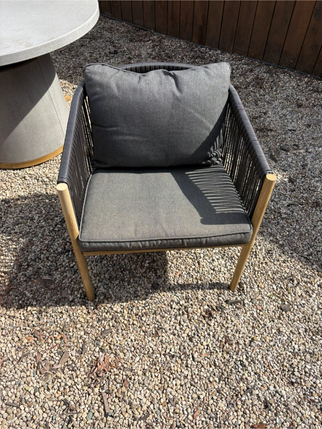 Outdoor Dining Set with 4 Chairs and Table - photo 2