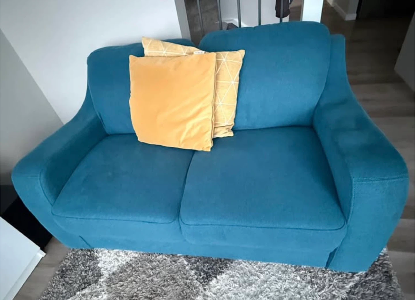 Teal 2-Seater Sofa - photo 2