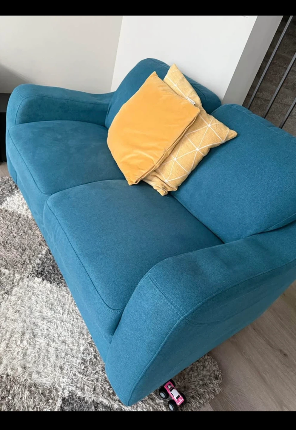 Teal 2-Seater Sofa