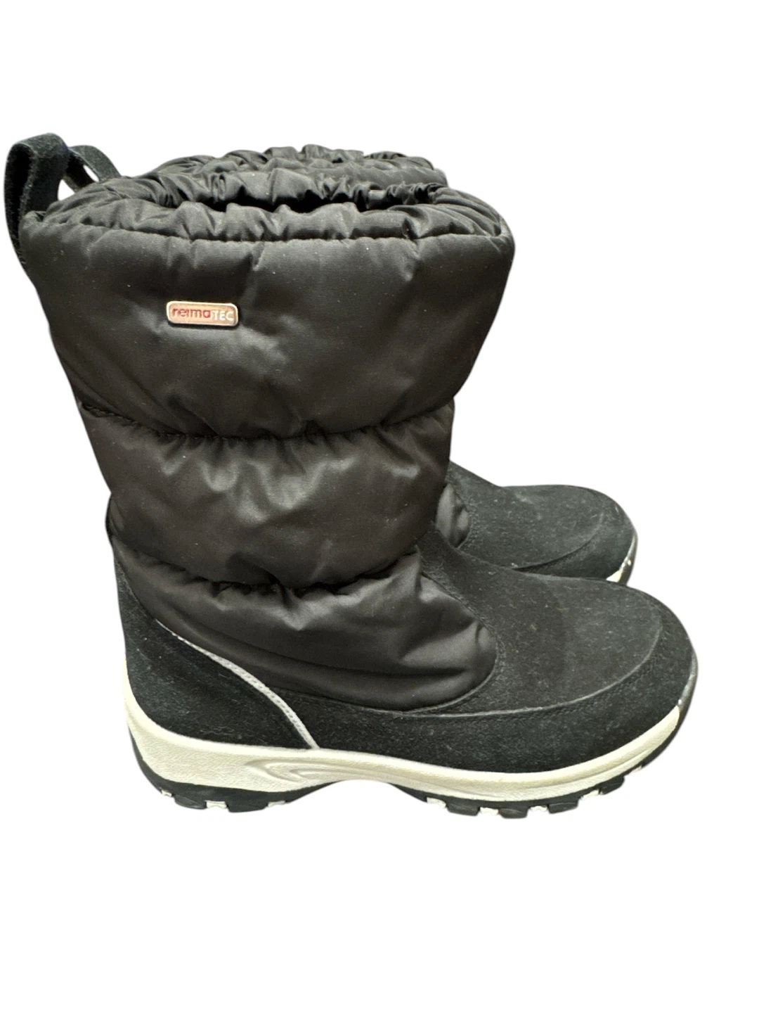 Reima Black Puffer Snow Boots Size 36