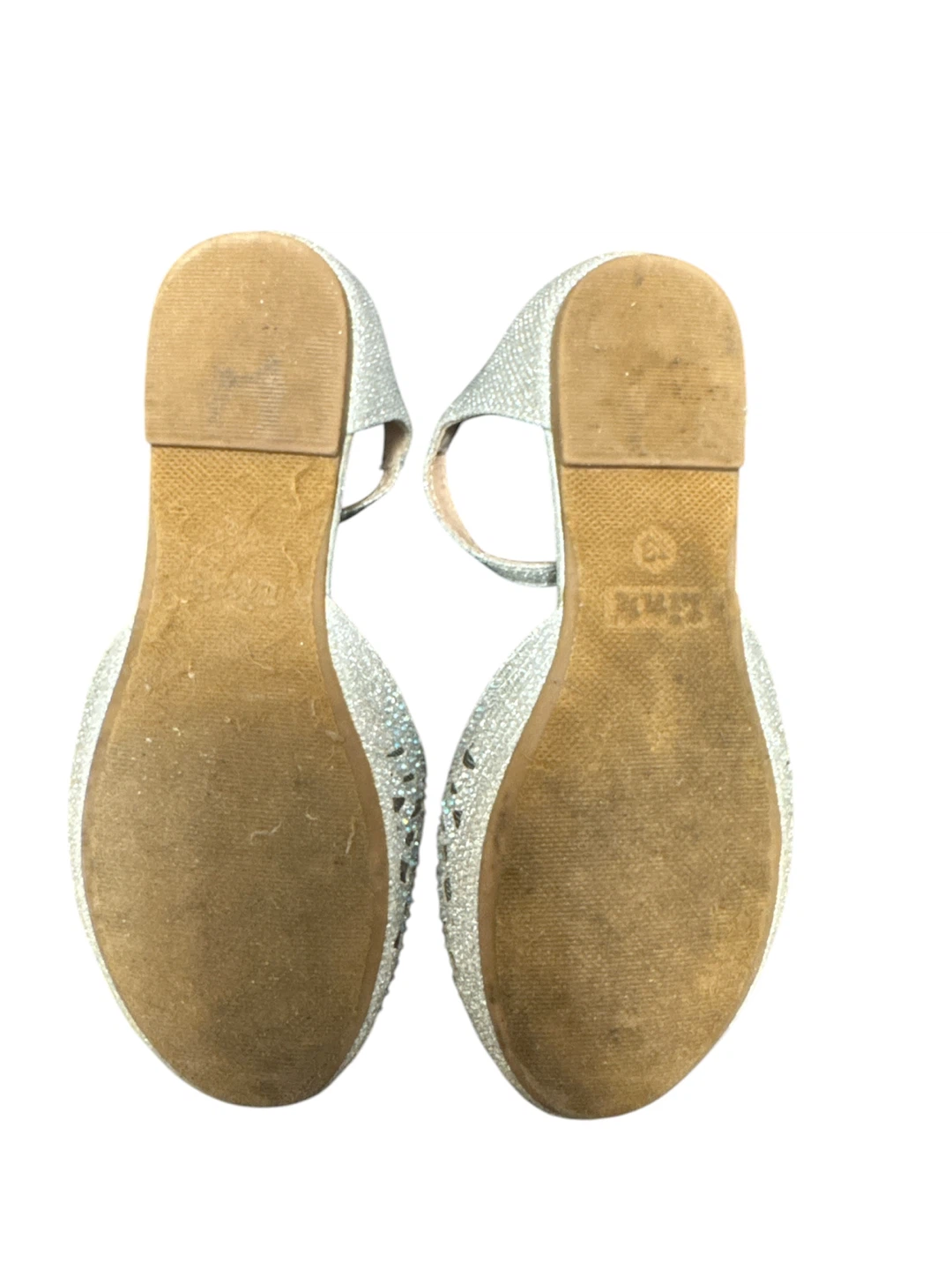 Ellie Shoes Silver Glitter Ballet Flats Size 13 - photo 3