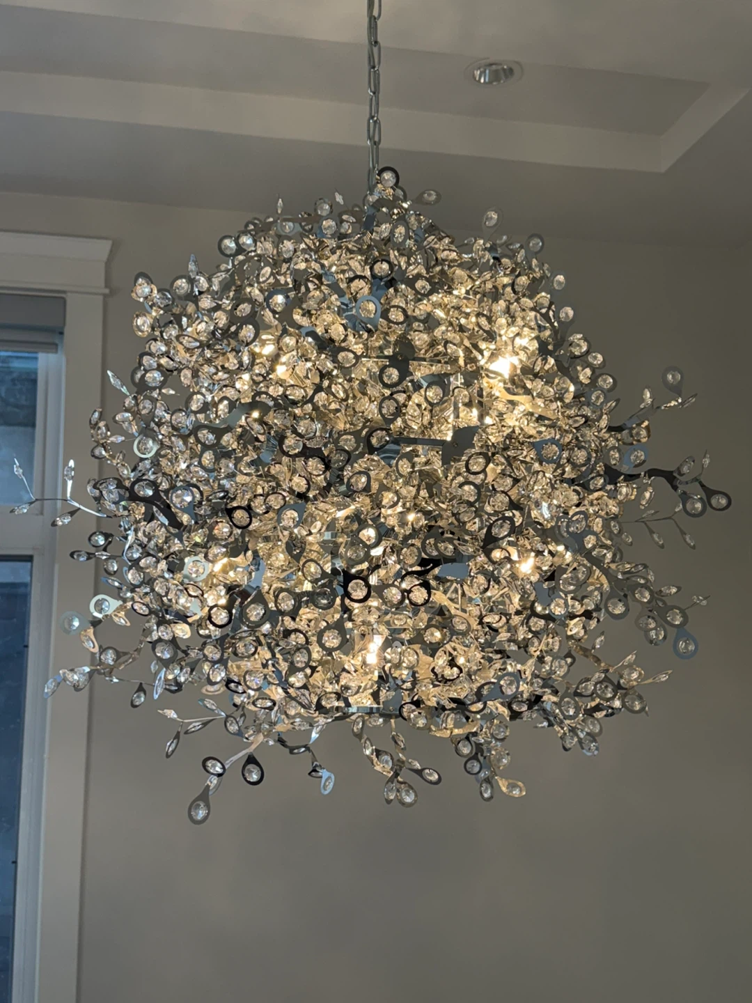 Crystal Branch Chandelier Light Fixture