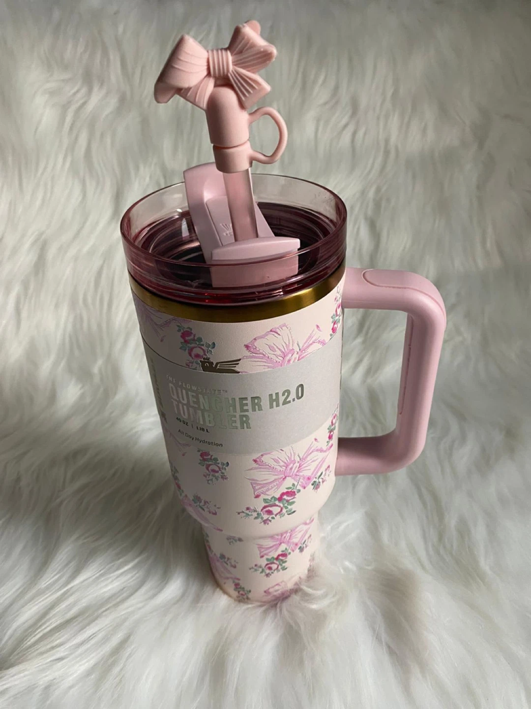 Stanley Quencher H2.0 Tumbler LoveShackFancy Edition