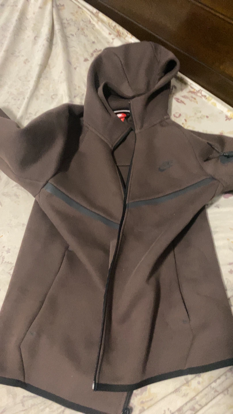 Nike Tech Fleece Brown Sweatpants and Hoodie Set - photo 3