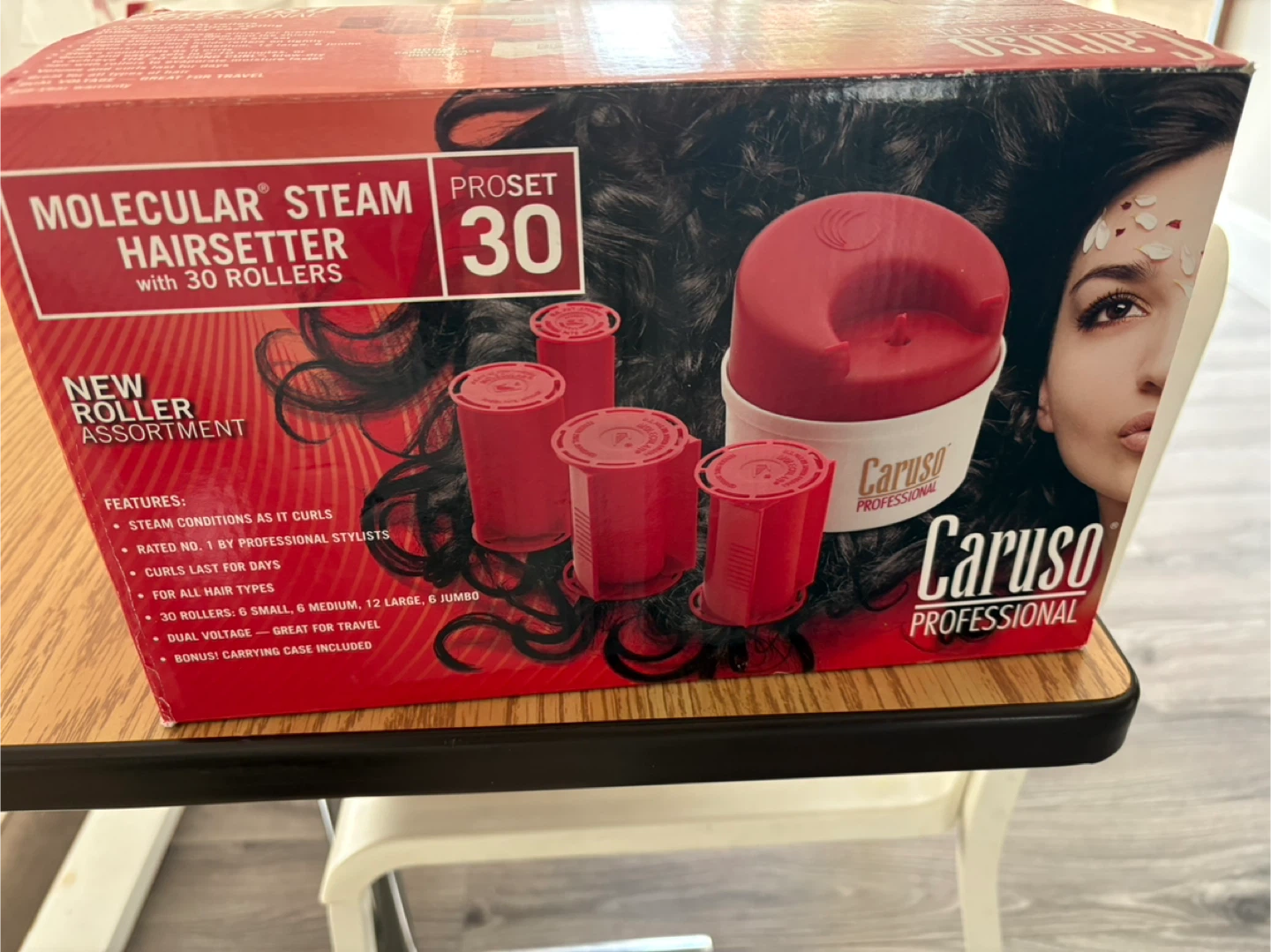 Caruso Professional Molecular Steam Hairsetter with 30 Rollers