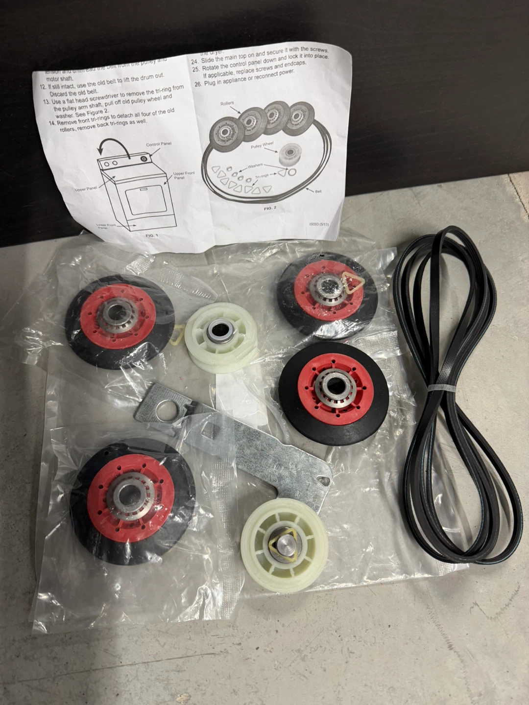 Dryer Repair Kit with Rollers and Belt - photo 3