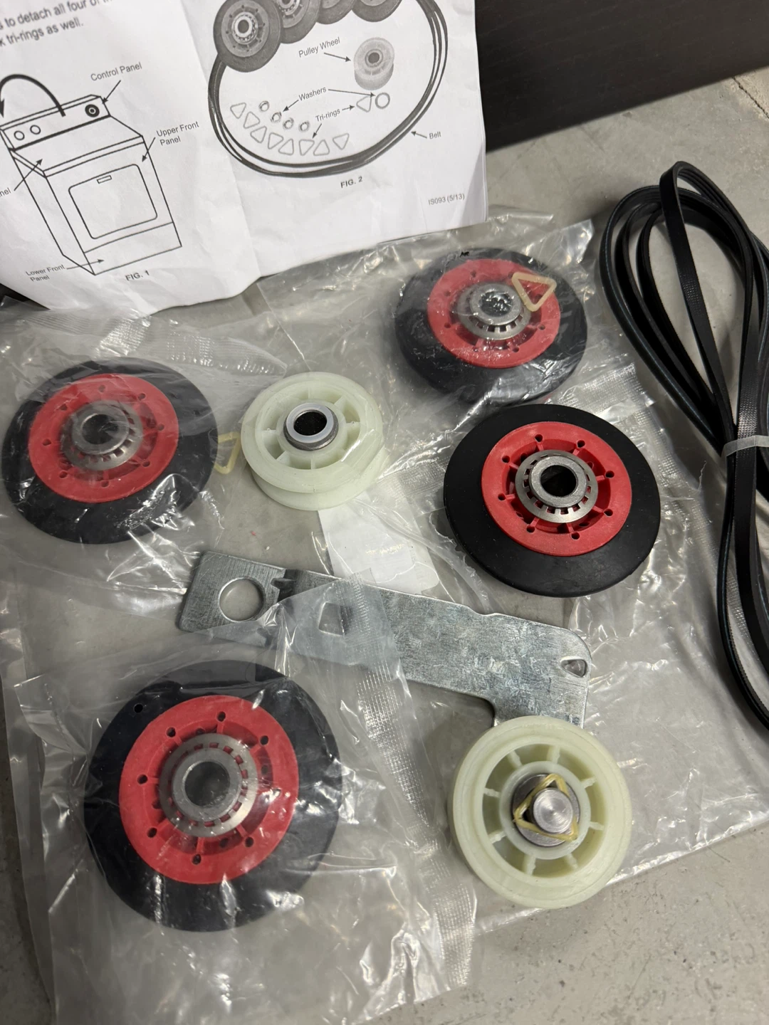Dryer Repair Kit with Rollers and Belt - photo 4