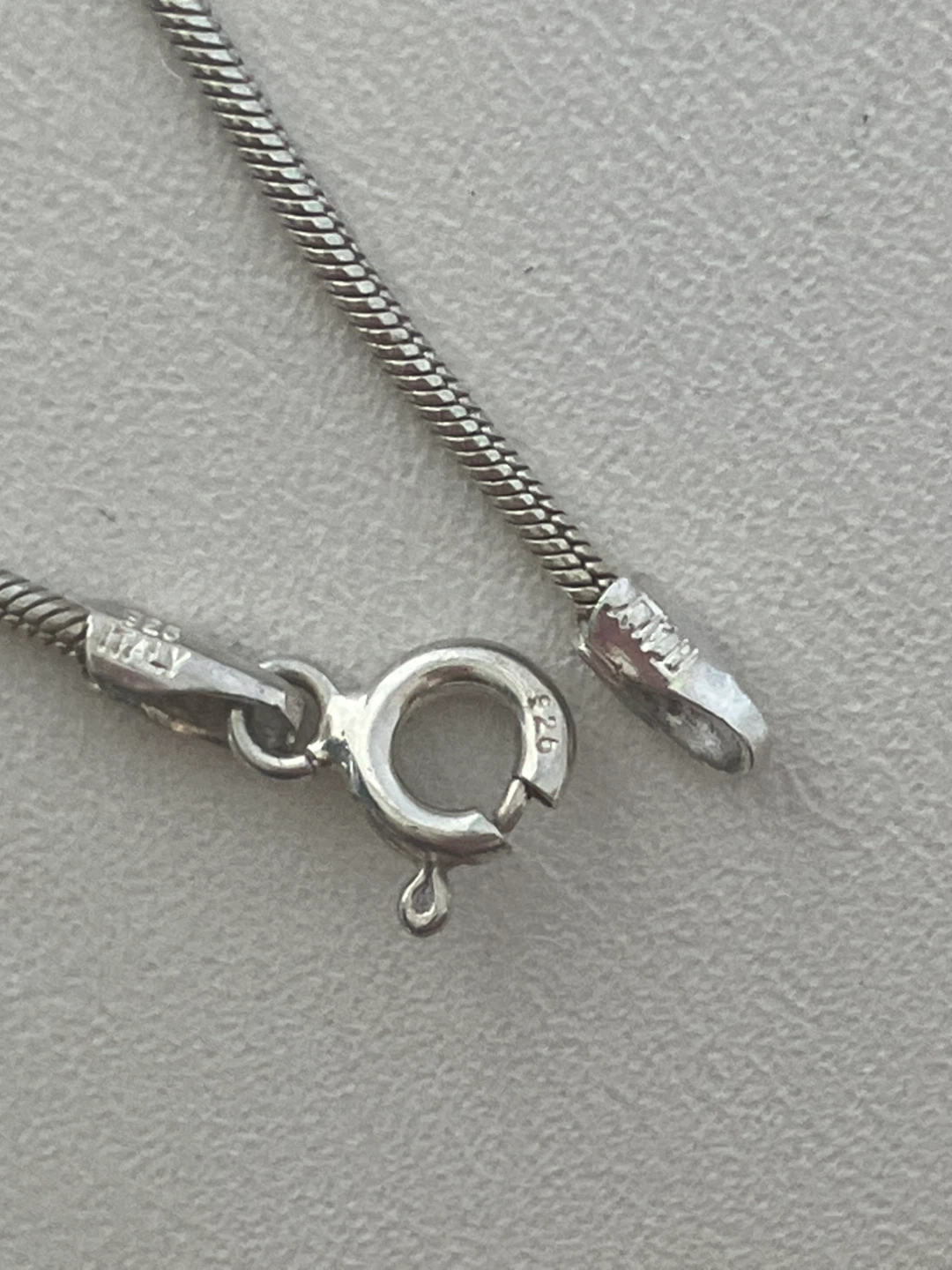 24” Sterling Silver Snake Chain Necklace - photo 3